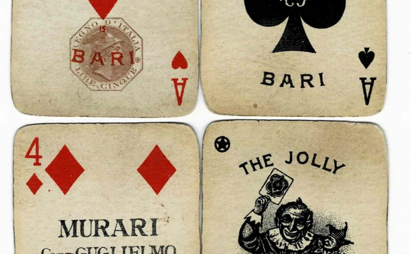 Le carte da gioco “Baresi” e la fabbrica Murari